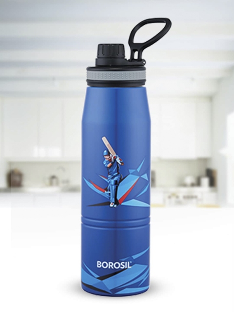 

BOROSIL Blue Gosport Cricket Printed Water Bottle 900 ML