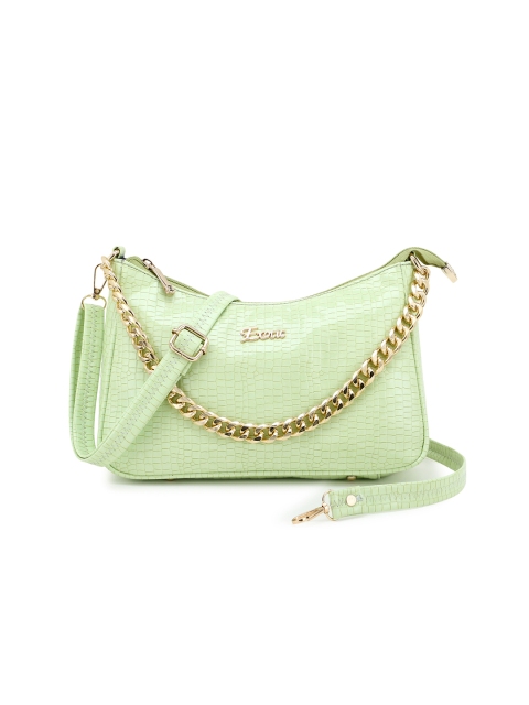 

Exotic Green Textured PU Structured Sling Bag