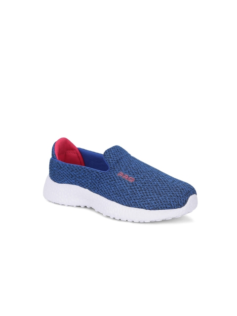 

Khadims Girls Blue Woven Design Slip-On Sneakers