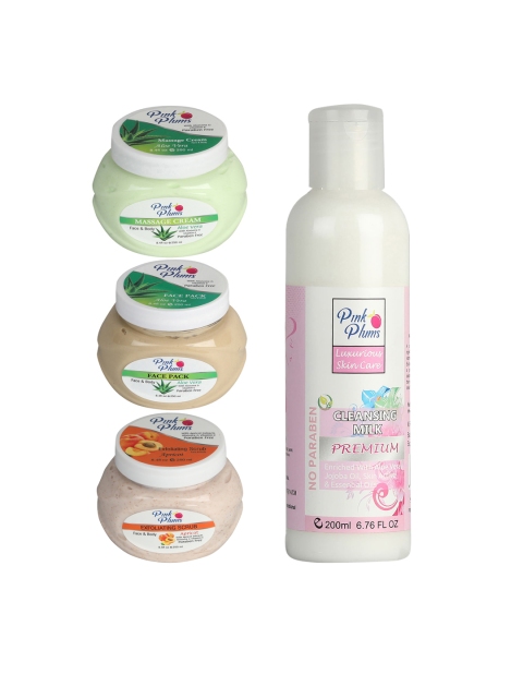 

Pink Plums Pink Paraben Free Aloevera Face & Body Massage cream 240-260 ML