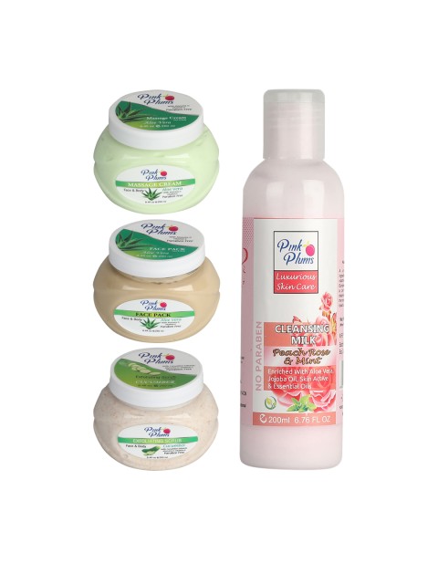 

Pink Plums Multi Aloe Vera Facial Kit