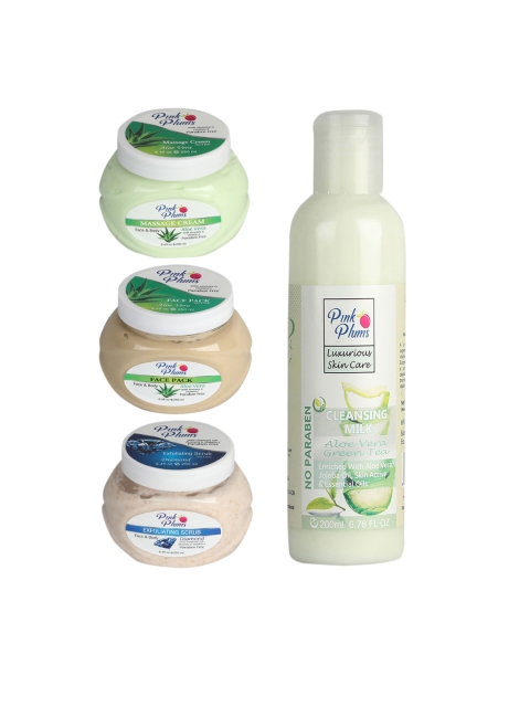 

Pink Plums Aloevera Diamond Facial Kit, Multi