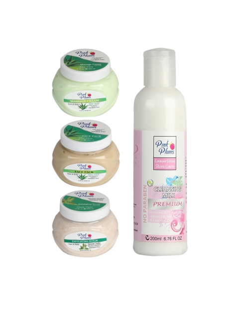 

Pink Plums Paraben Free Aloevera Neem Tulsi Skin Care Gift Set, Multi