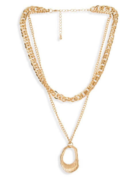 

Kazo Gold-Plated Double Layered Necklace