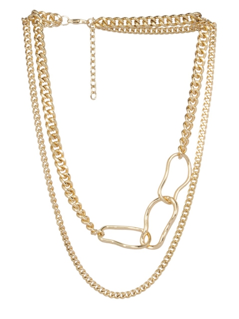 

Kazo Gold-Plated Layered Loop Interlock Chain