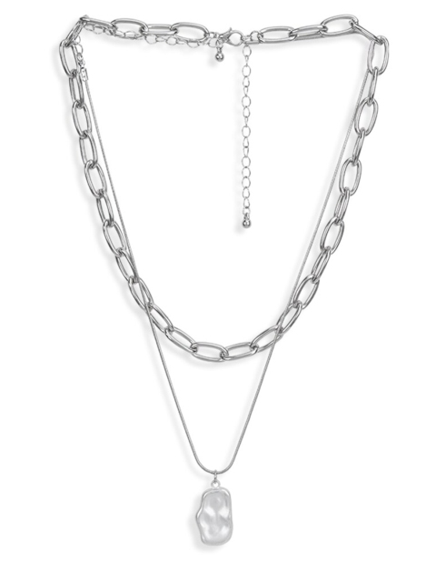 

Kazo Silver-Plated Layered Chain