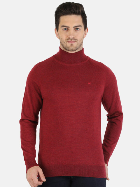 

Monte Carlo Men Maroon Woolen Pullover