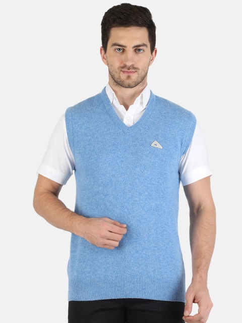 

Monte Carlo Men Blue Woolen Sweater Vest