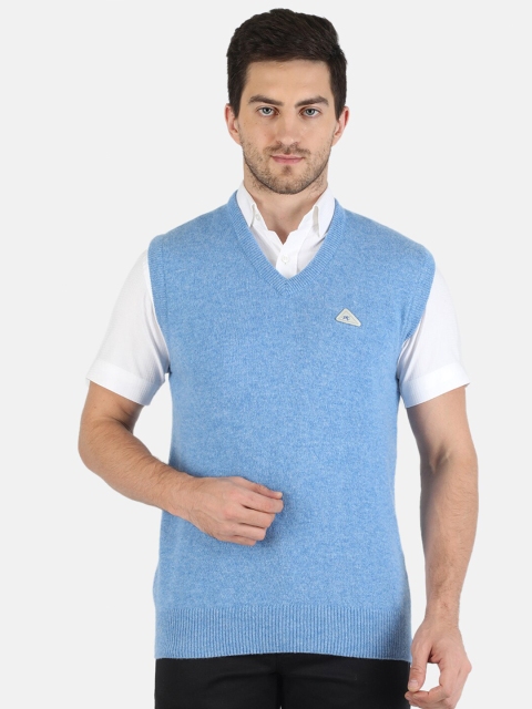 

Monte Carlo Men Blue Woollen Sweater Vest