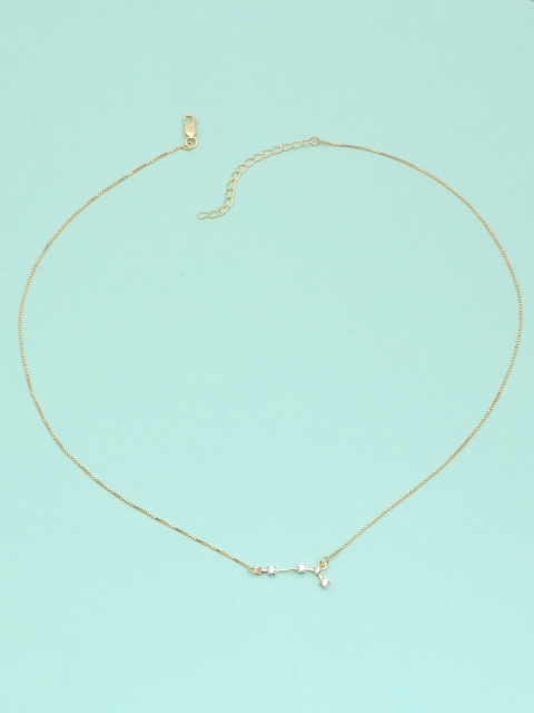 

Silgo Gold-Plated 925 Sterling Silver Aries Constellation Sign Necklace