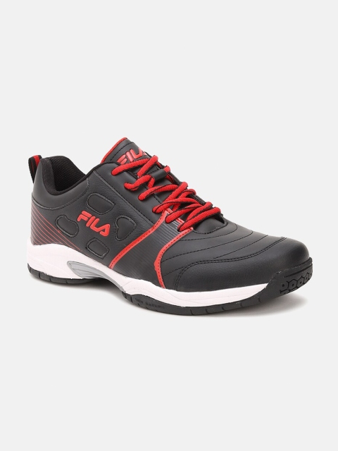 

FILA Men Black Tennis Non-Marking BECKER III Shoes