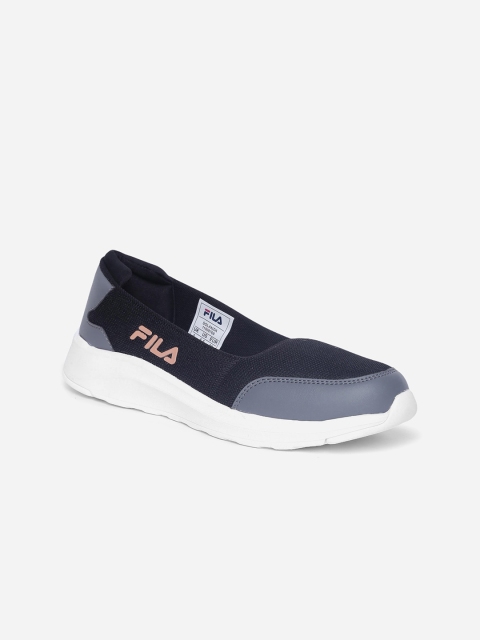 

FILA Women Black Printed Slip-On Sneakers