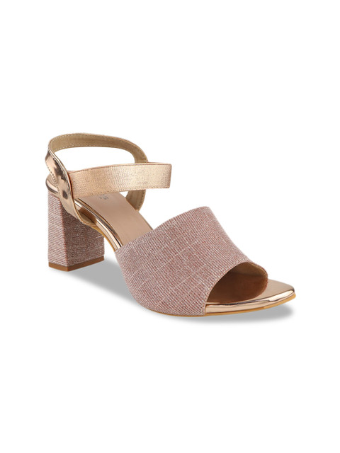 

Stelatoes Champagne Party Block Heel Sandals