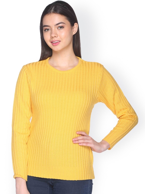 

Club York Women Yellow Sweater