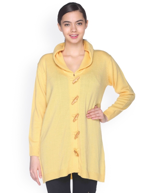 

Club York Women Yellow Cardigan