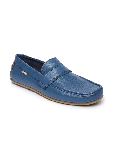

U.S. Polo Assn. Men Blue Leather Driving Shoes