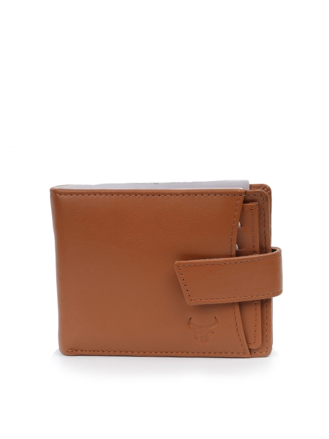 

Fusion Threads Men Tan Genuine Leather Textured