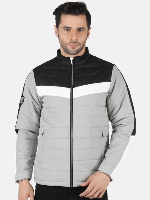 

Monte Carlo Men Multicoloured Colourblocked Woolen Puffer Jacket, Multi