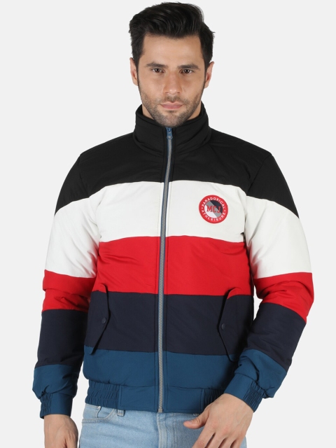 

Monte Carlo Men Multicoloured Colourblocked Bomber, Multi