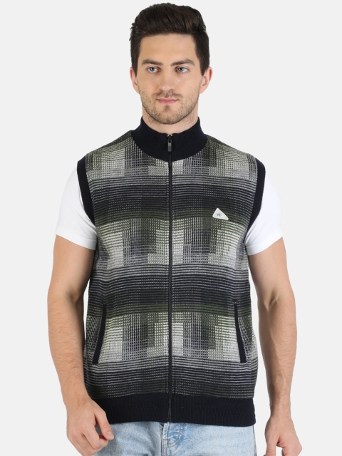 

Monte Carlo Men Black Checked Tailored Jacket