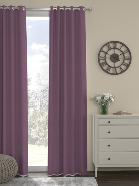 

ROSARA HOME Lavender Door Curtain