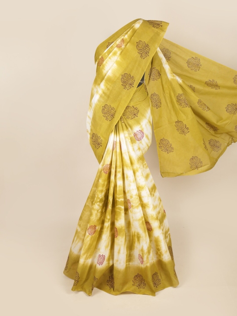 

Pothys Green & Maroon Ethnic Motifs Pure Cotton Saree