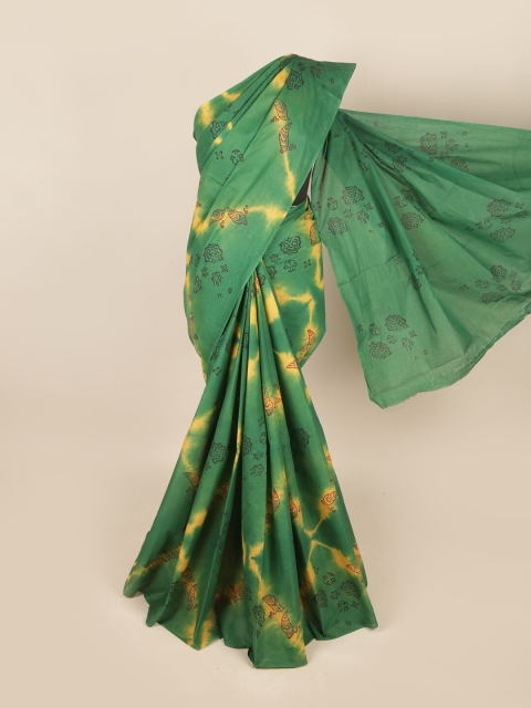 

Pothys Green & Maroon Pure Cotton Saree