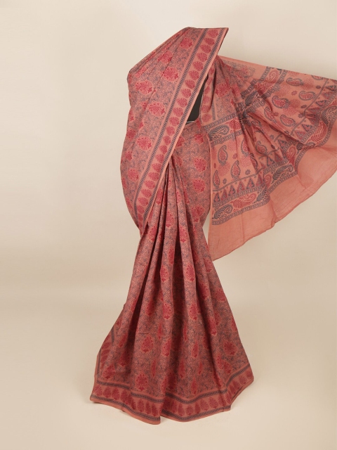 

Pothys Mauve Ethnic Motifs Saree
