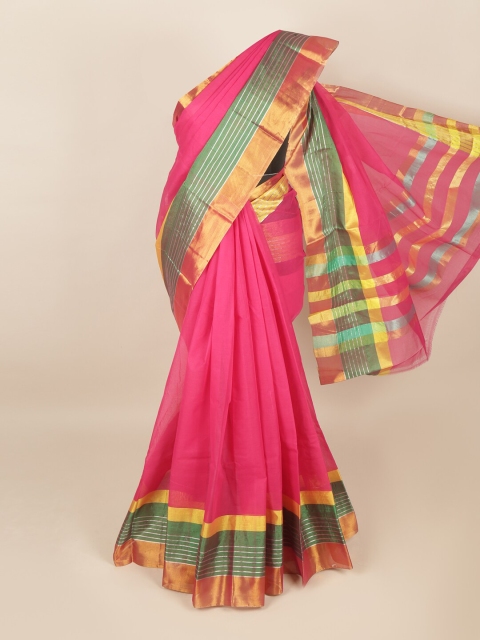 

Pothys Magenta & Green Saree