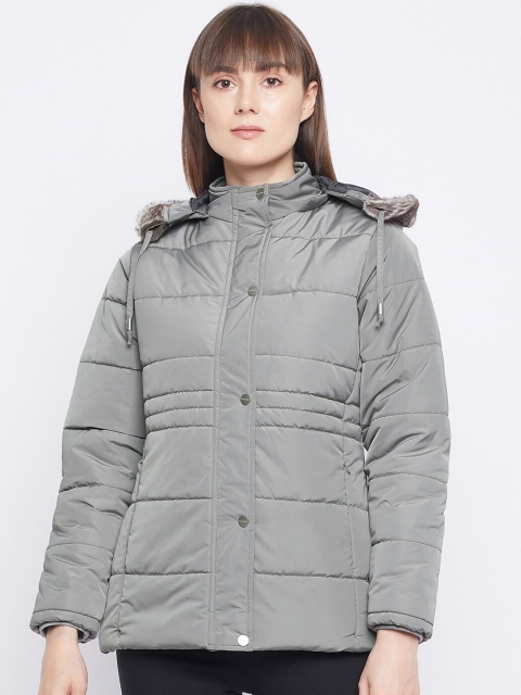 

Okane Women Grey Lightweight Padded Jacket