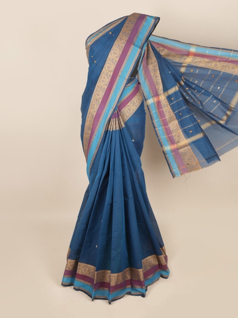 

Pothys Blue & Maroon Saree