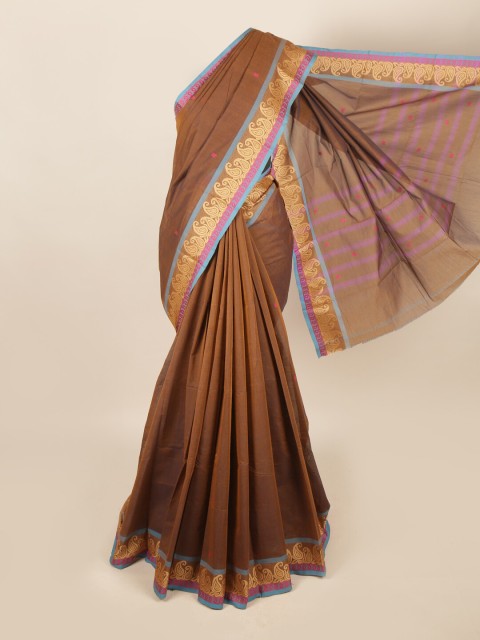 

Pothys Brown Ethnic Motifs Saree