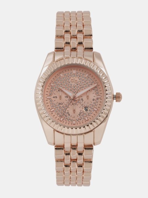 

DressBerry Women Rose Gold-Toned Analogue Watch MFB-PN-WTH-S5769-1A