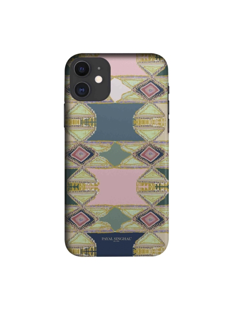 

macmerise Green & Pink Printed iPhone 11 Back Case