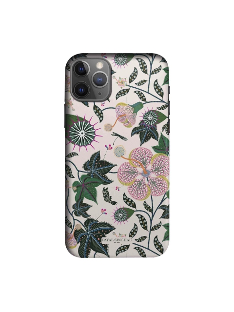 

macmerise Green & Pink Printed iPhone 11 Pro Back Case