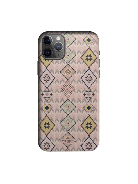 

macmerise Pink & Yellow Printed Matte Finish Apple iPhone 11 Pro Plastic Back Cover