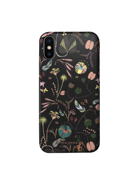 

macmerise Black & Yellow Printed Matte Finish Apple iPhone X Plastic Back Cover