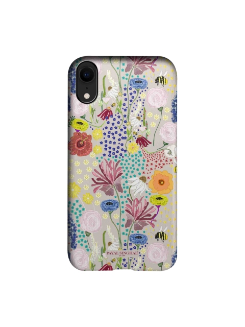 

macmerise White Printed iPhone XR Phone Case, Grey