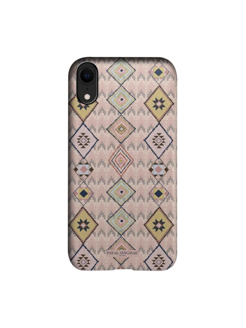 

macmerise Pink & Yellow Printed iPhone XR Back Case