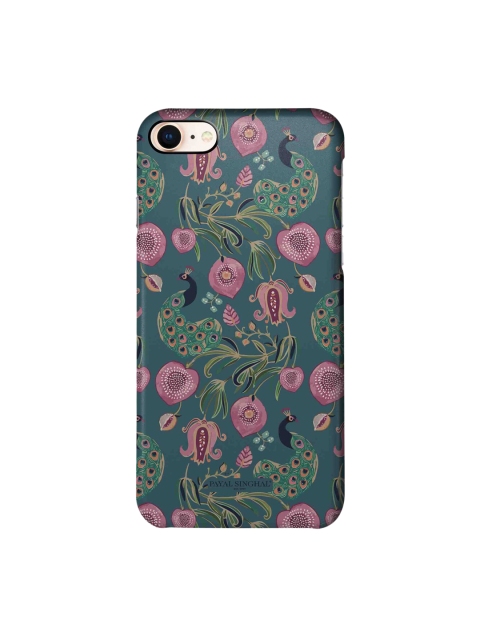 

macmerise Green Printed iPhone 8 Back Case, Multi