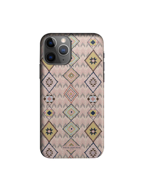 

macmerise Pink & Yellow Printed iPhone 11 Pro Max Back Case