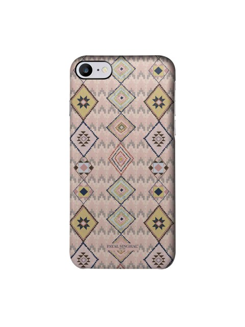 

macmerise Pink & Yellow Printed Matte Finish Apple iPhone 7 Plastic Back Cover