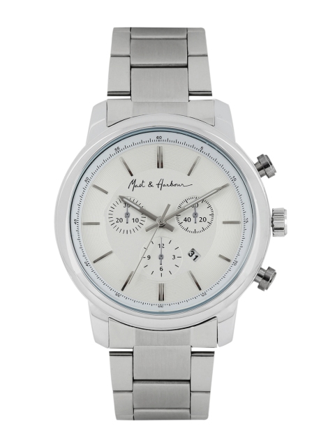 

Mast & Harbour Men Silver-Toned Analogue Watch MFB-PN-WTH-S9541