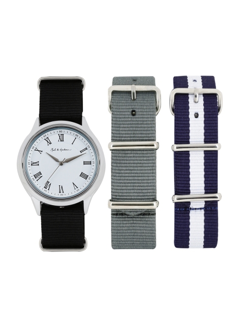 

Mast & Harbour Men White & Black Analogue Watch MFB-PN-WTH-S9640