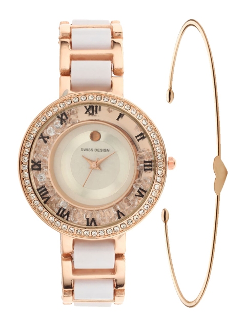 

Swiss Design Women Watch Gift, White