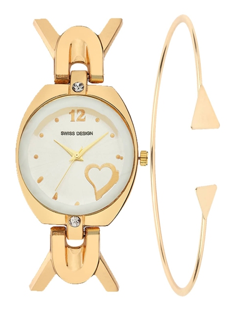 

Swiss Design Women Watch Gift, Gold