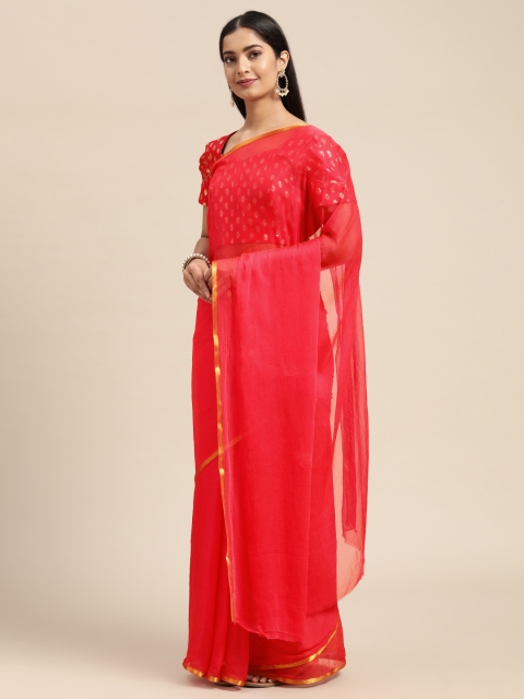 

KALINI Pink Pure Georgette Saree