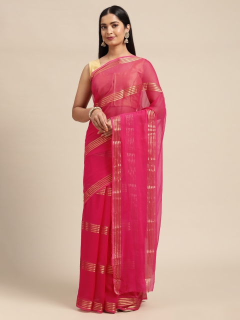 

KALINI Pink Pure Georgette Saree