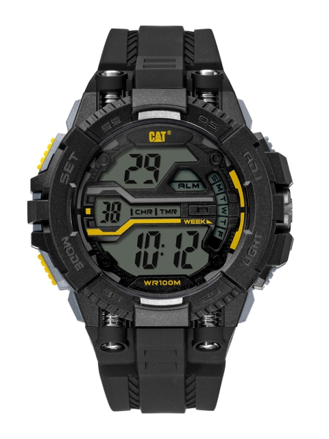 

CAT Men Grey Brass Printed Dial Digital Chronograph Watch OA.167.21.147