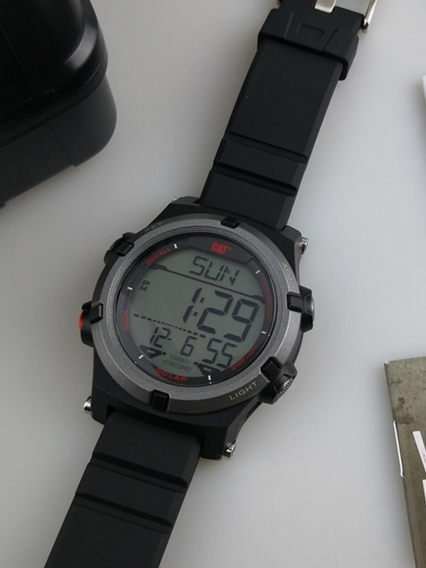 

CAT Men Grey Brass Dial & Black Straps Analogue Chronograph Watch OB.147.21.248